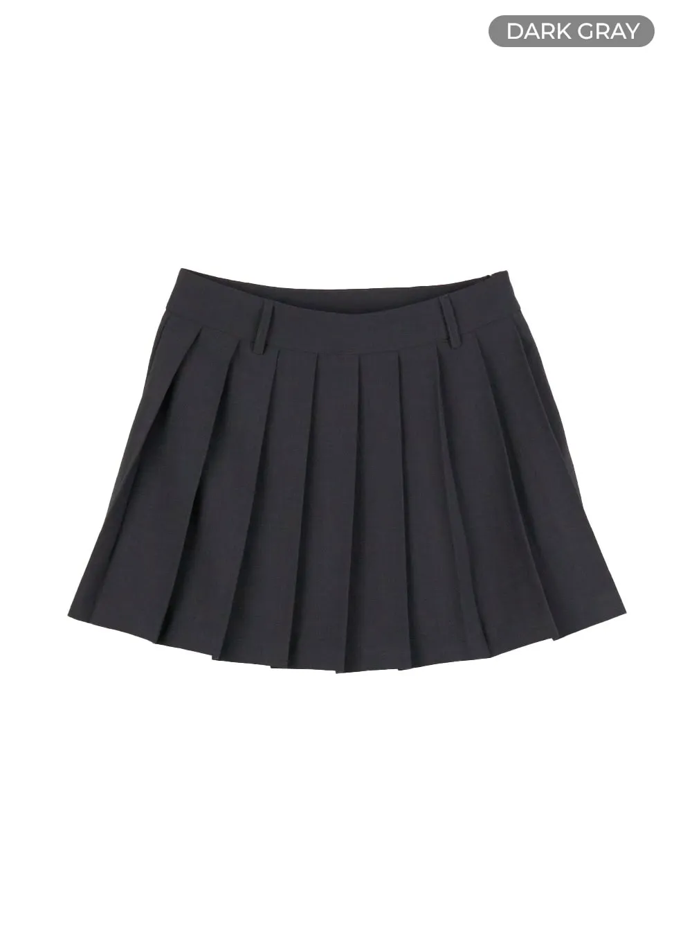 Summer Pleated Mini Skirt CU414