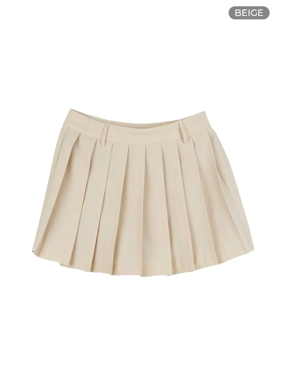 Summer Pleated Mini Skirt CU414