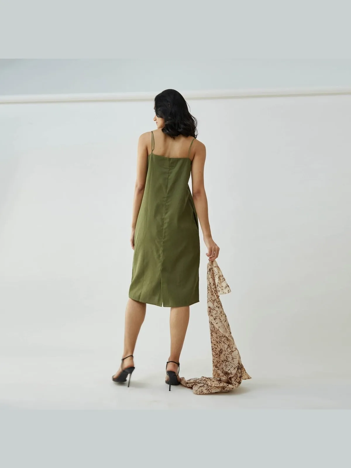 Tencel Solid Slip Dress