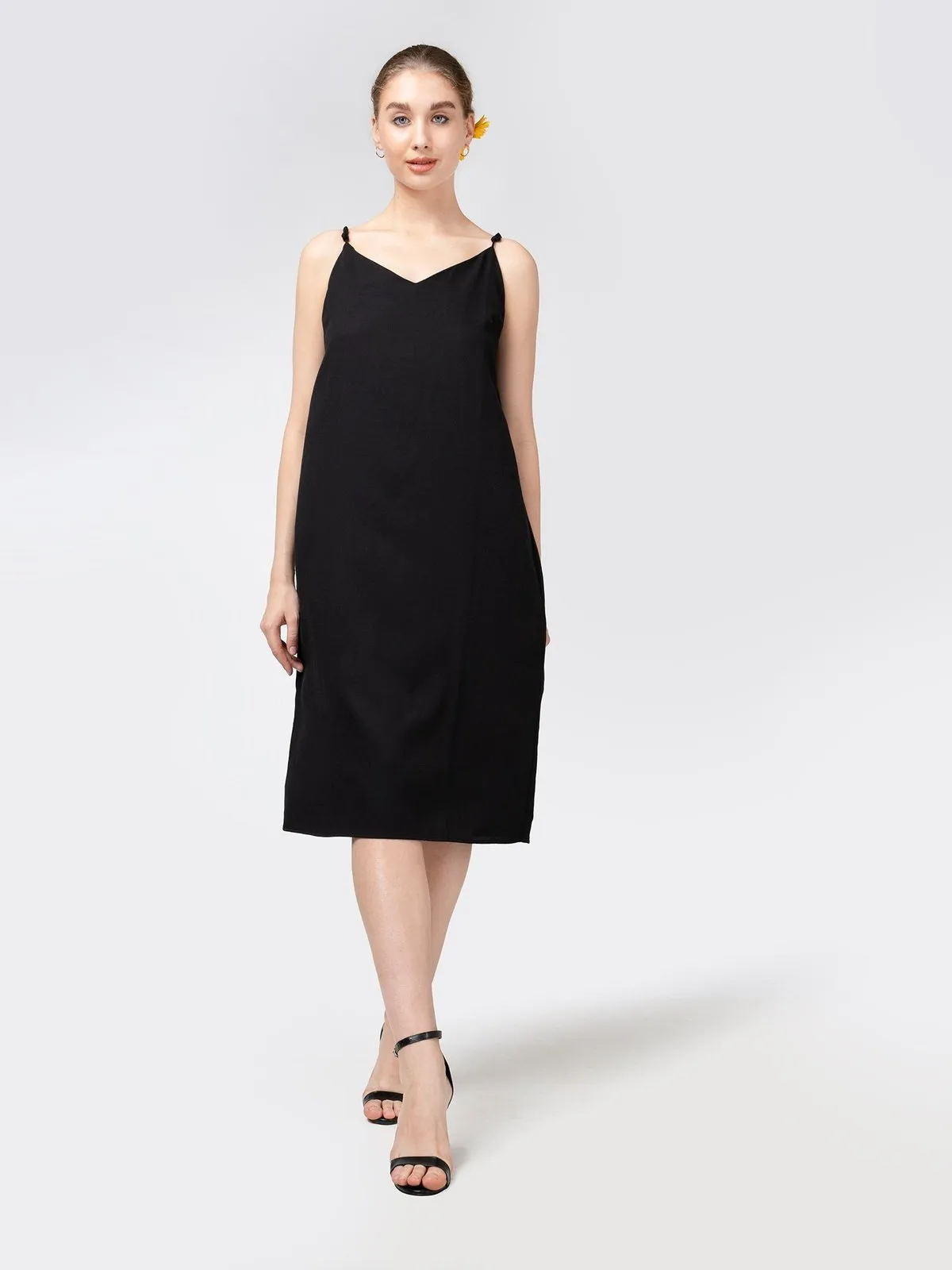 Tencel Solid Slip Dress