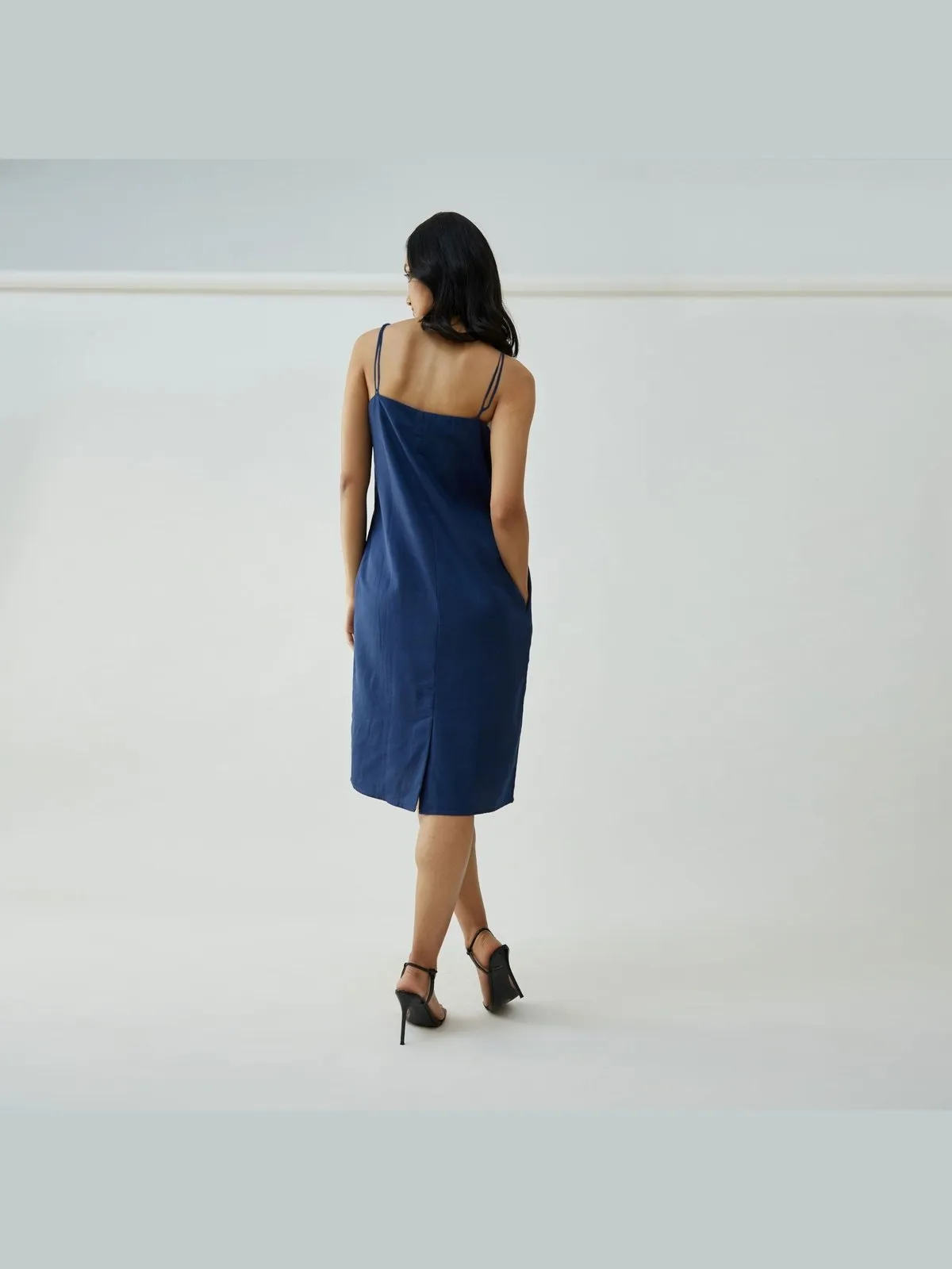 Tencel Solid Slip Dress