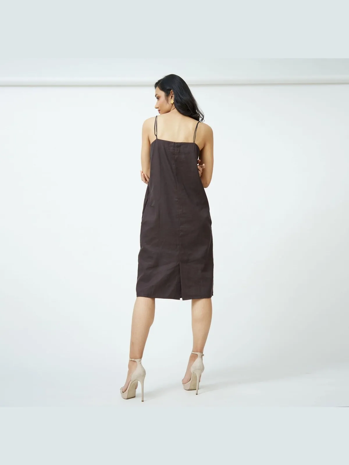 Tencel Solid Slip Dress