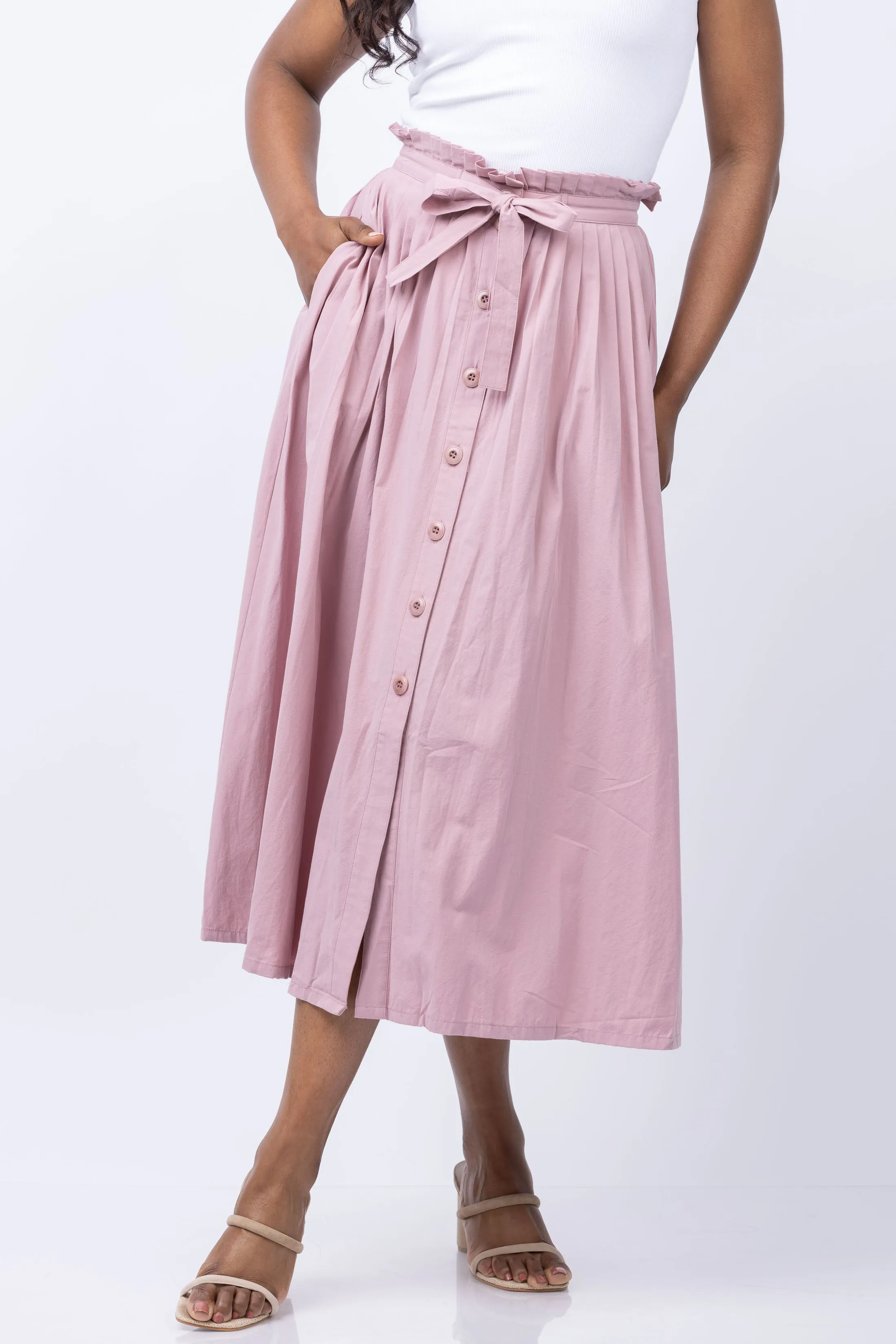 The Great. The Treeline Skirt in Lilac Blossom