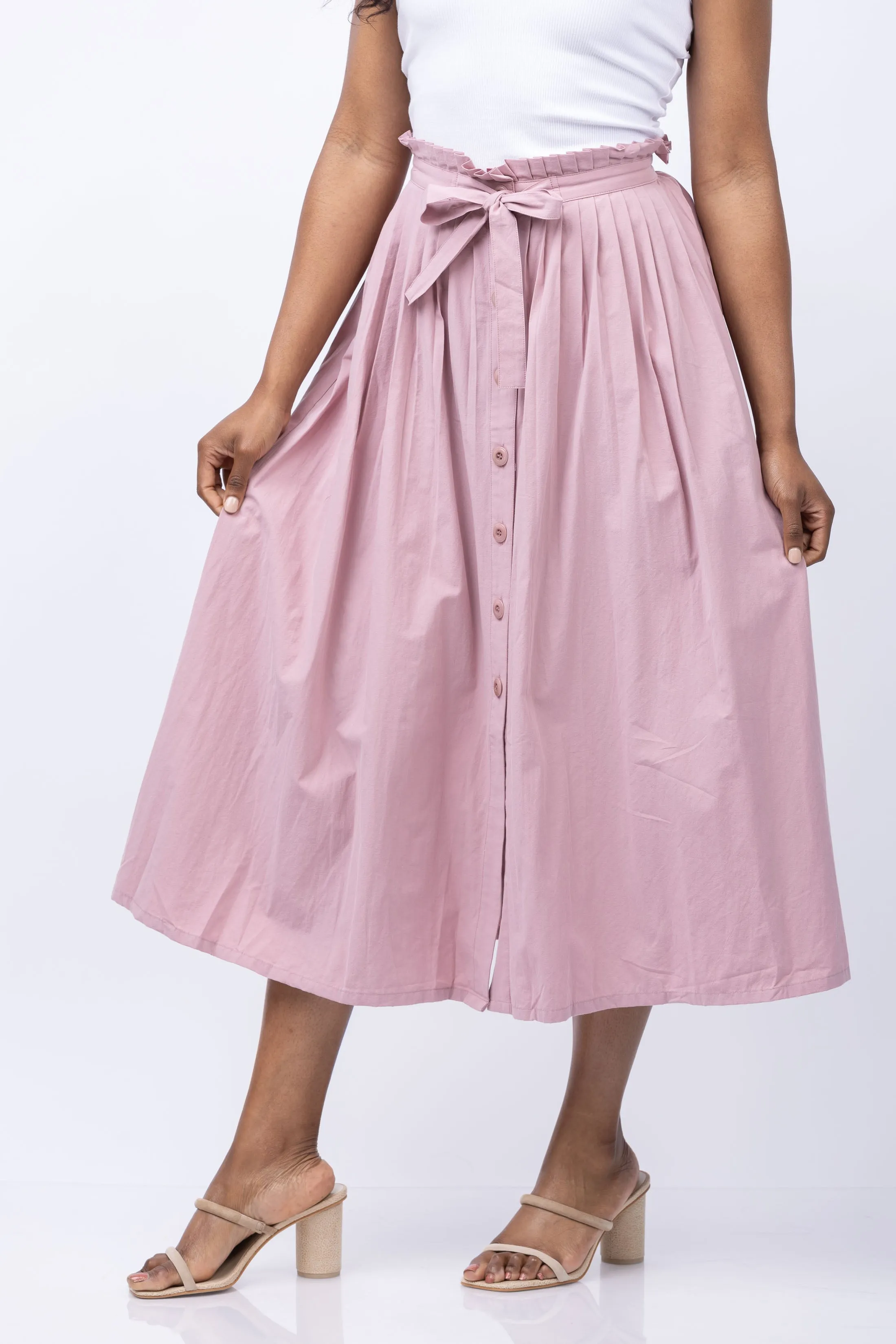 The Great. The Treeline Skirt in Lilac Blossom