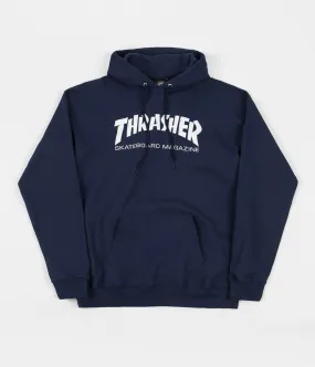 Thrasher Skate Mag Hoodie - Navy