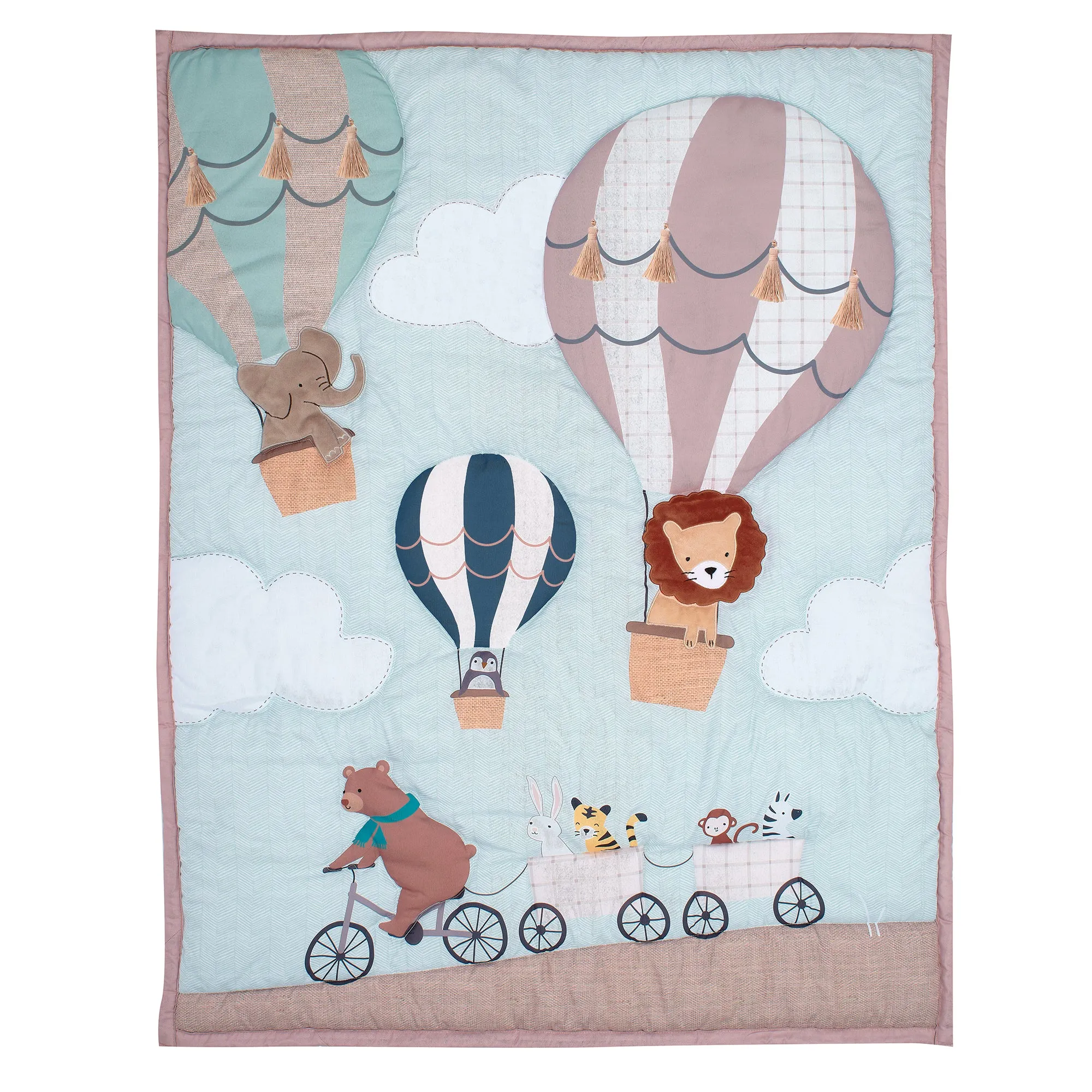 Up Up & Away 3-Piece Crib Bedding Set