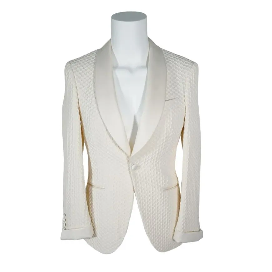 Vaniglia Honeycomb Smoking Jacket