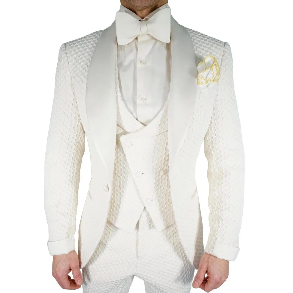 Vaniglia Honeycomb Smoking Jacket