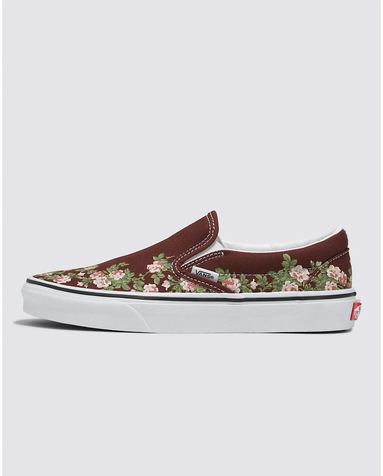 Vans Classic Slip-On Wallflower Floral Shoe Bitter Chocolate VN0009Q77YO