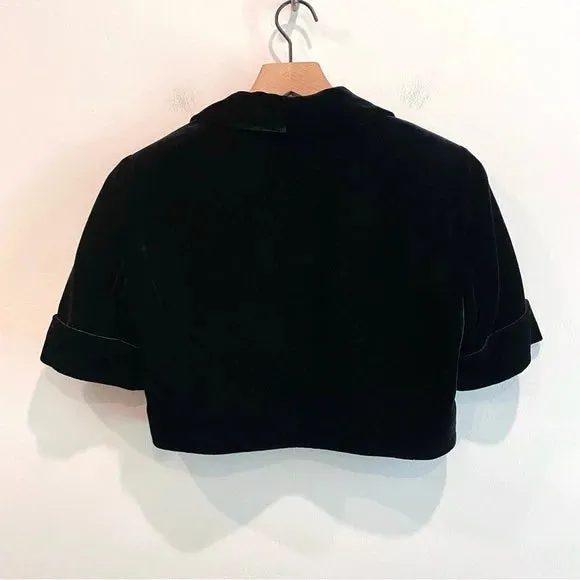 Velvet Shrug Cardigan Jacket