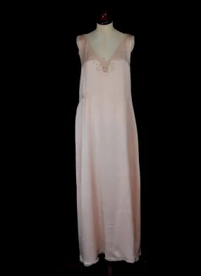 Vintage 1930s Pink Slip Dress