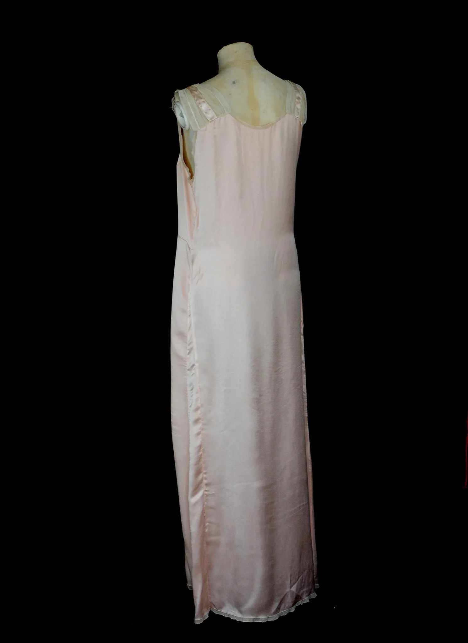 Vintage 1930s Pink Slip Dress