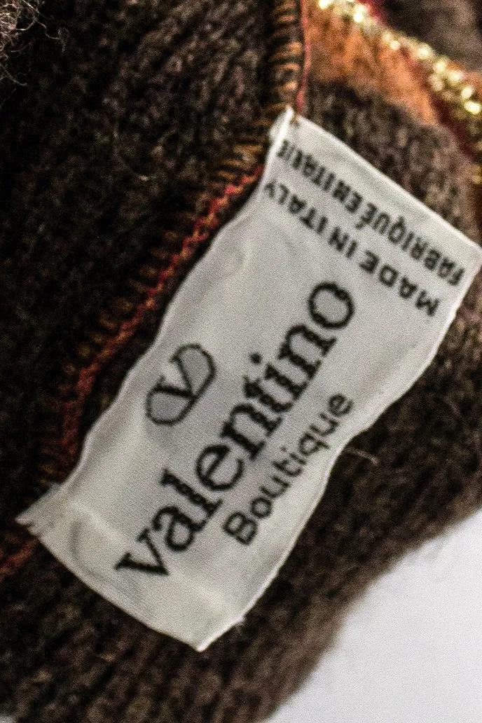 Vintage Valentino Designer Sweater and scarf