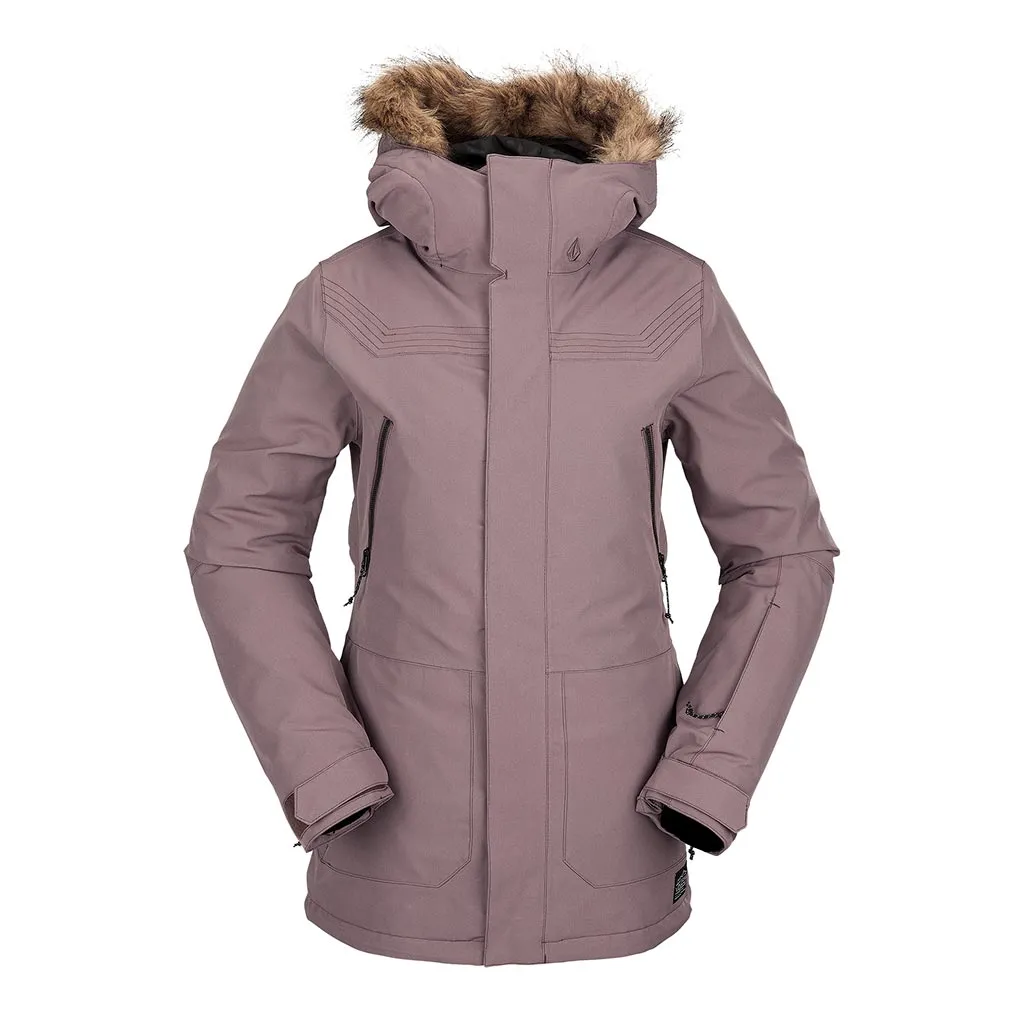 Volcom 2023 Womens Shadow Insulated Jacket - Rosewood