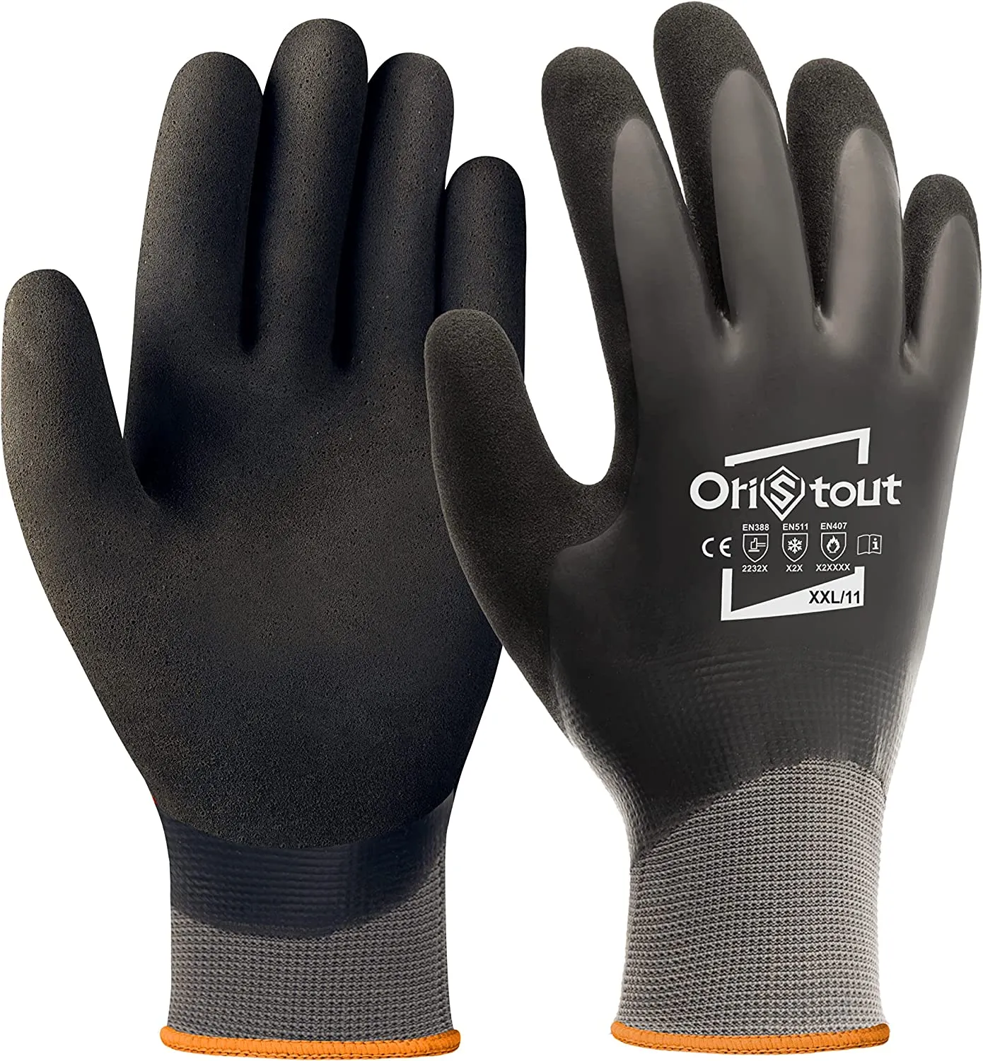 Waterproof Winter Gloves, Touchscreen, Freezer Gloves, Thermal Insulated Fishing Gloves