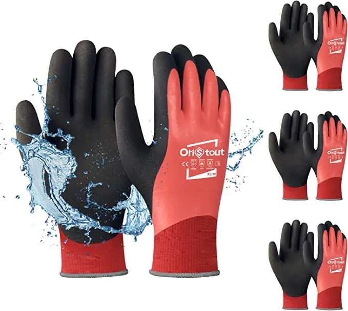 Waterproof Winter Gloves, Touchscreen, Freezer Gloves, Thermal Insulated Fishing Gloves