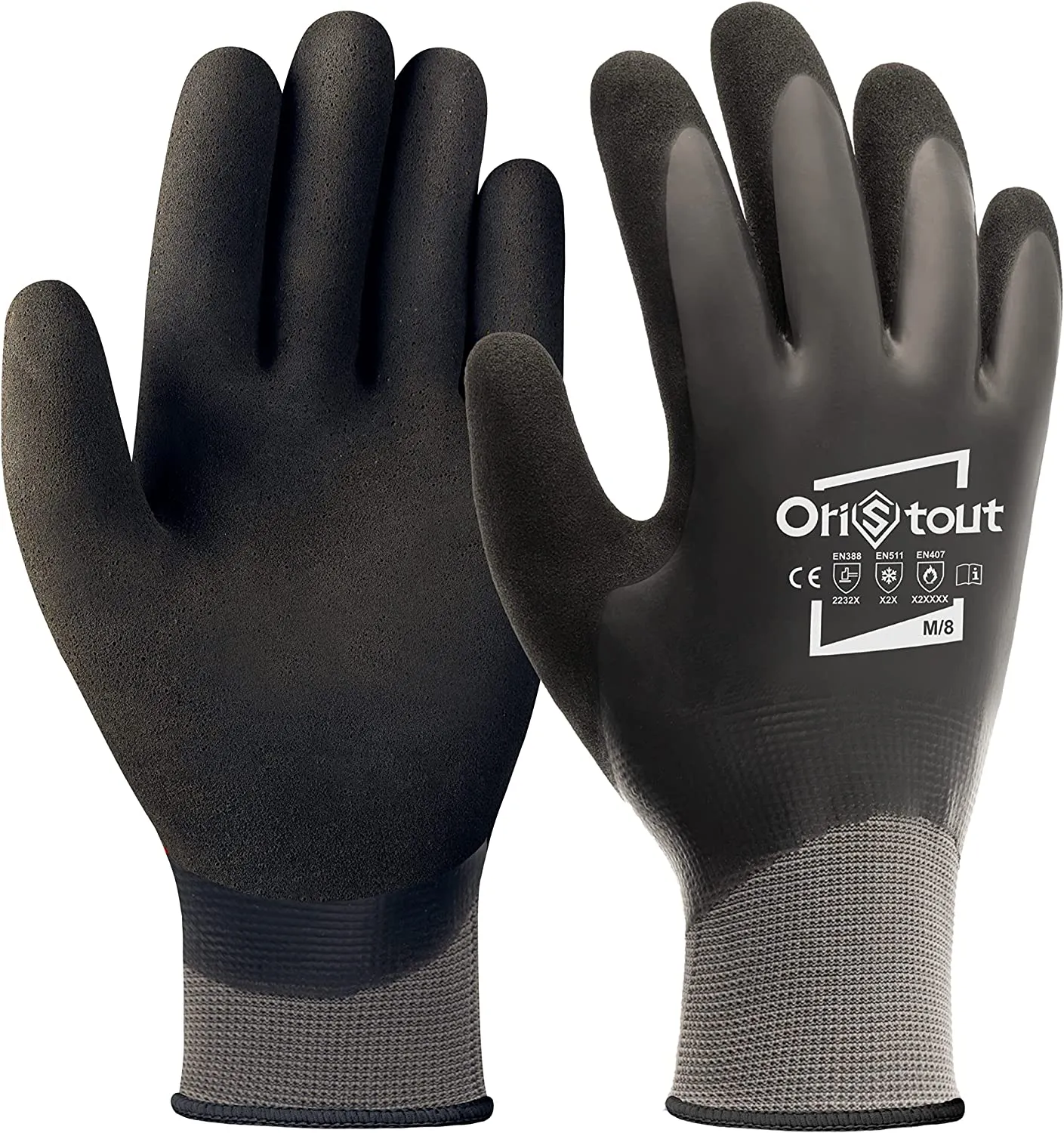 Waterproof Winter Gloves, Touchscreen, Freezer Gloves, Thermal Insulated Fishing Gloves