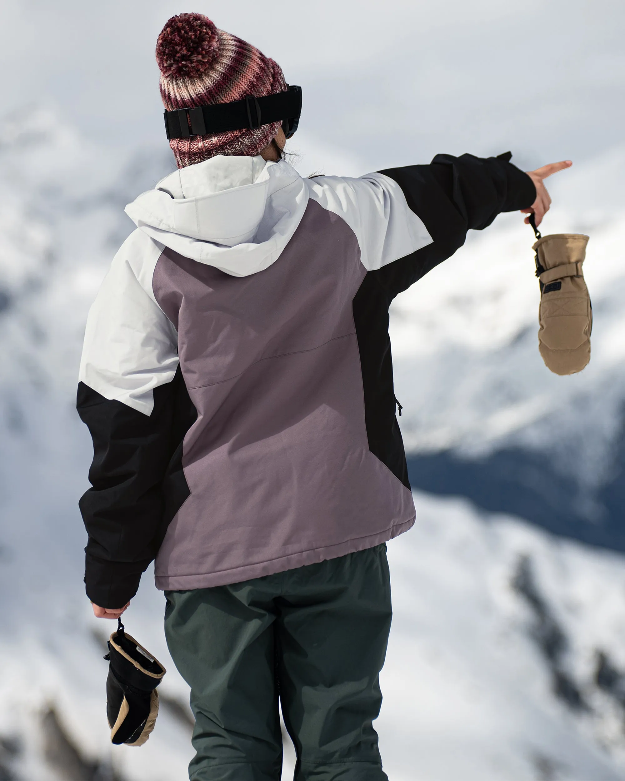 Womens Agate Insulated Jacket - Dusty Lavender