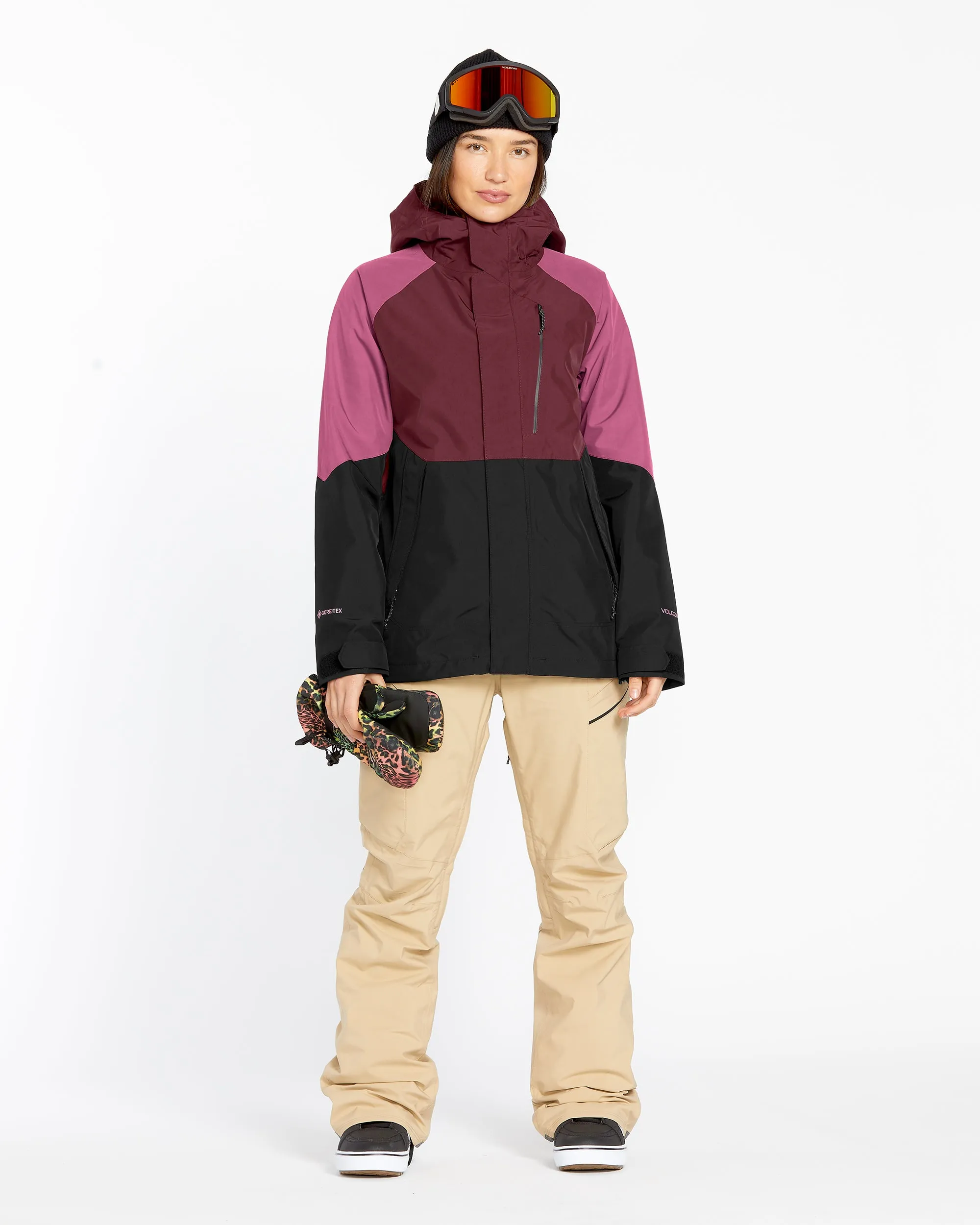 Womens V.Co Aris Insulated Gore Jacket - Burgundy