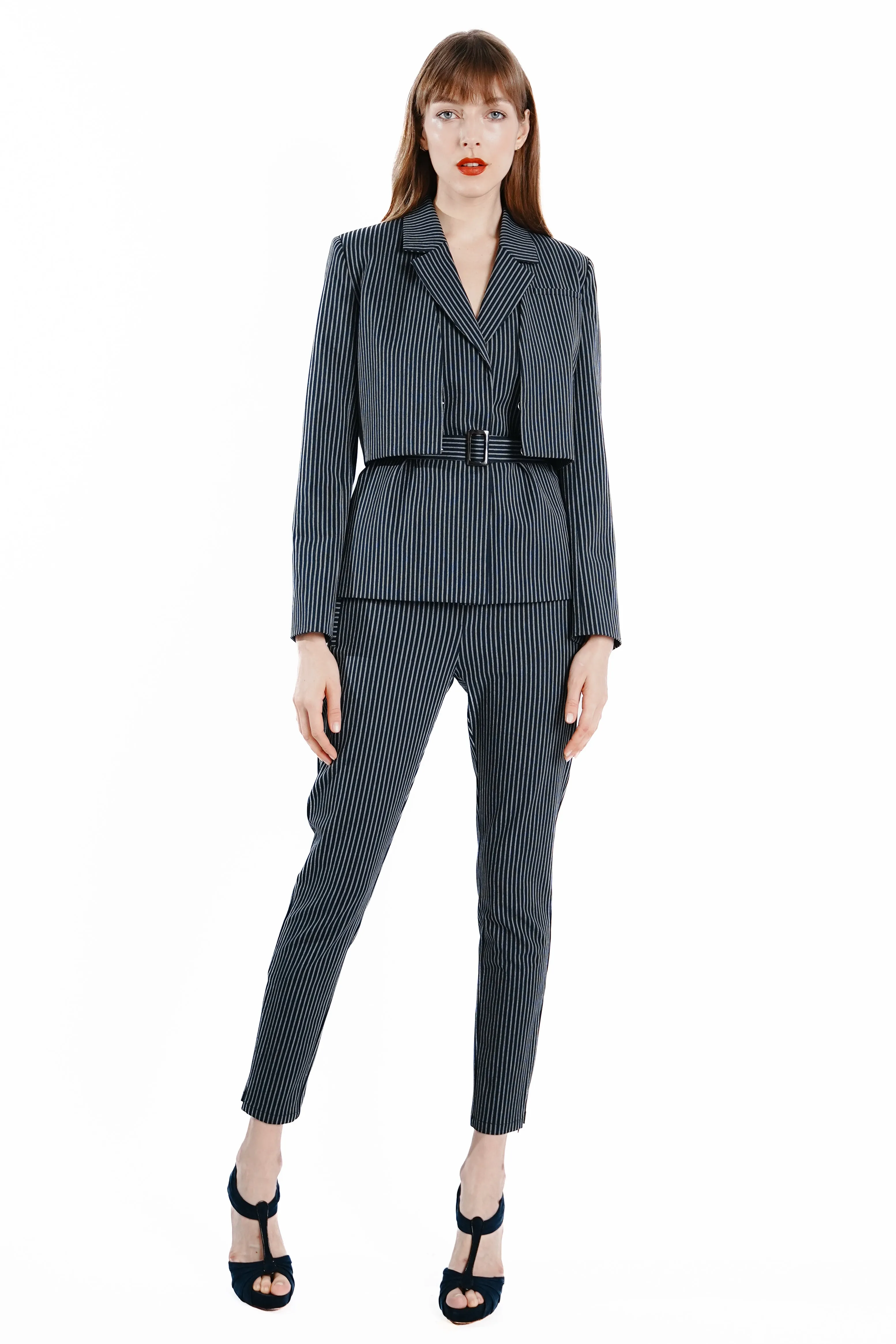 Xena Two-Piece Pinstripe Jacket