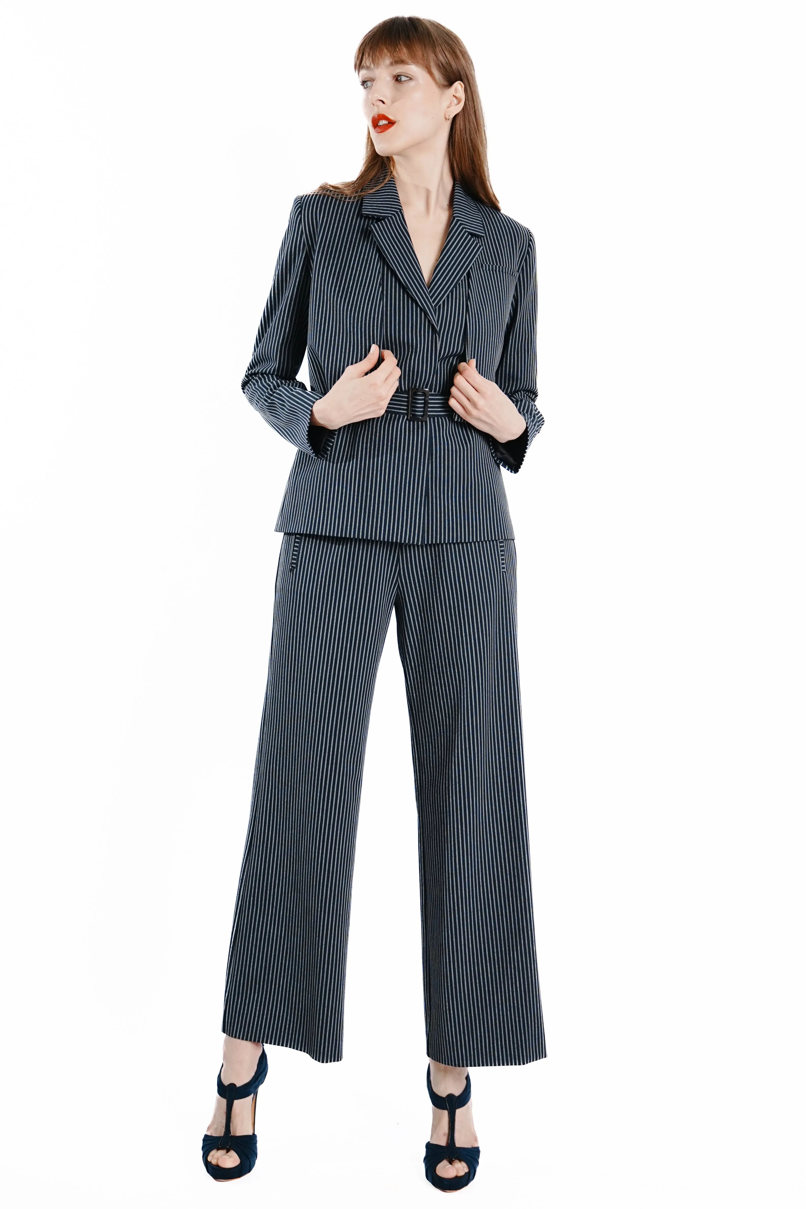 Xena Two-Piece Pinstripe Jacket