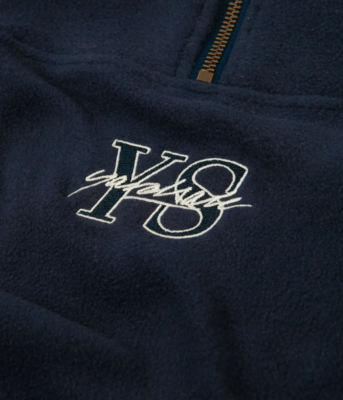 Yardsale YS 1/4 Zip Sweatshirt - Navy / Lilac