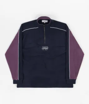 Yardsale YS 1/4 Zip Sweatshirt - Navy / Lilac