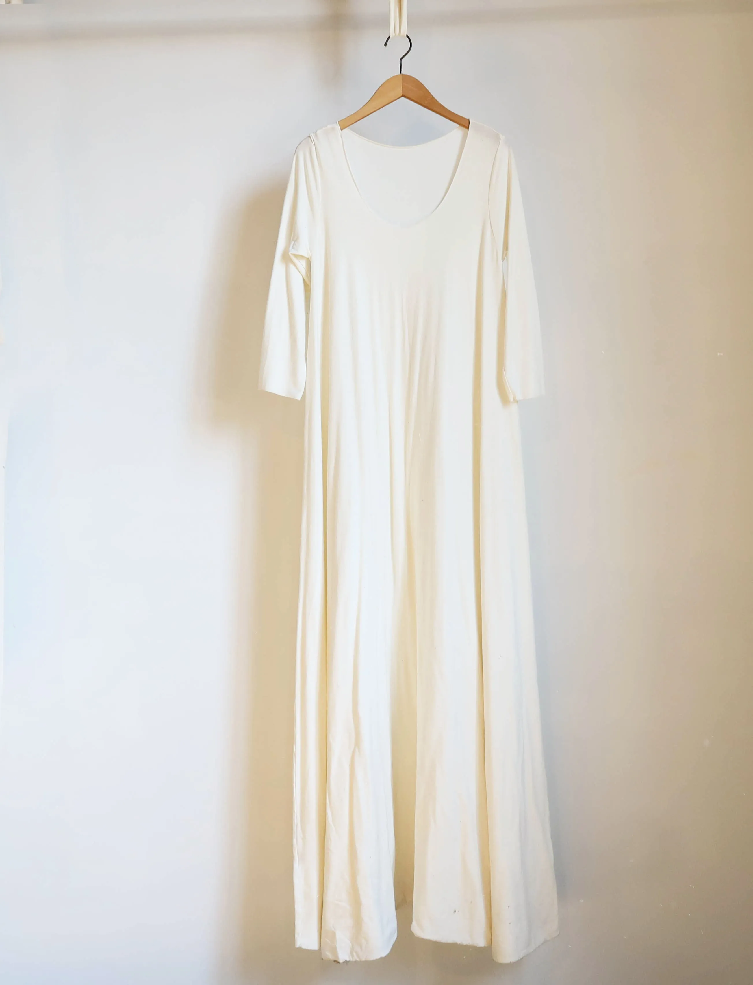 You Pick Color - Slip Wanderer Long Dress / S / Light Stretch Hemp (260)