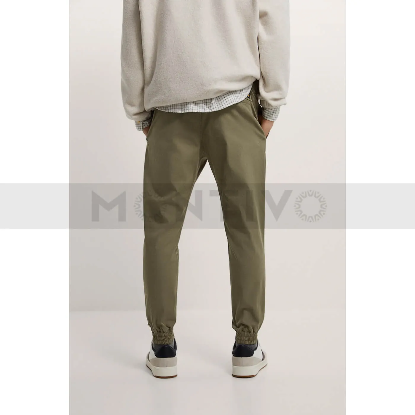 ZM Green Slim Fit Jogger Pants